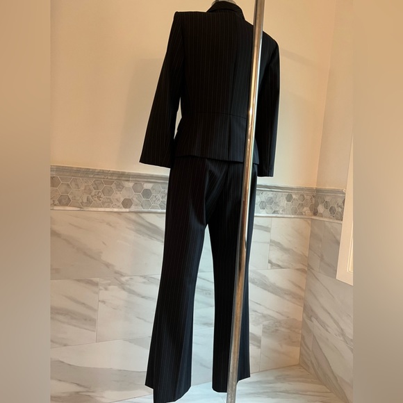 Alex Marie Wrinkle-Free 3 Ps Coordinating Separates Jacket Pants Skirt Navy Sz 6 - Picture 10 of 13